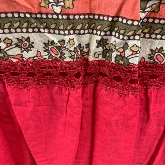 Magic V-Neck Ruffle Hem Sleeveless Fitted Mermaid Floral Midi Dress Women’s 2X - Picture 9 of 10